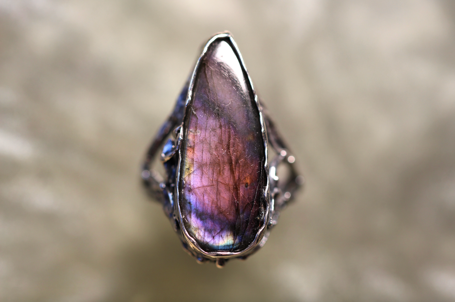 Labradorite and Sterling Silver Ring