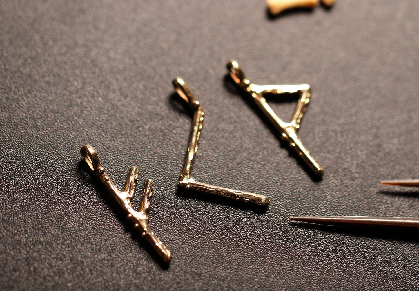 Sterling Silver or Solid Gold Rune Pendant
