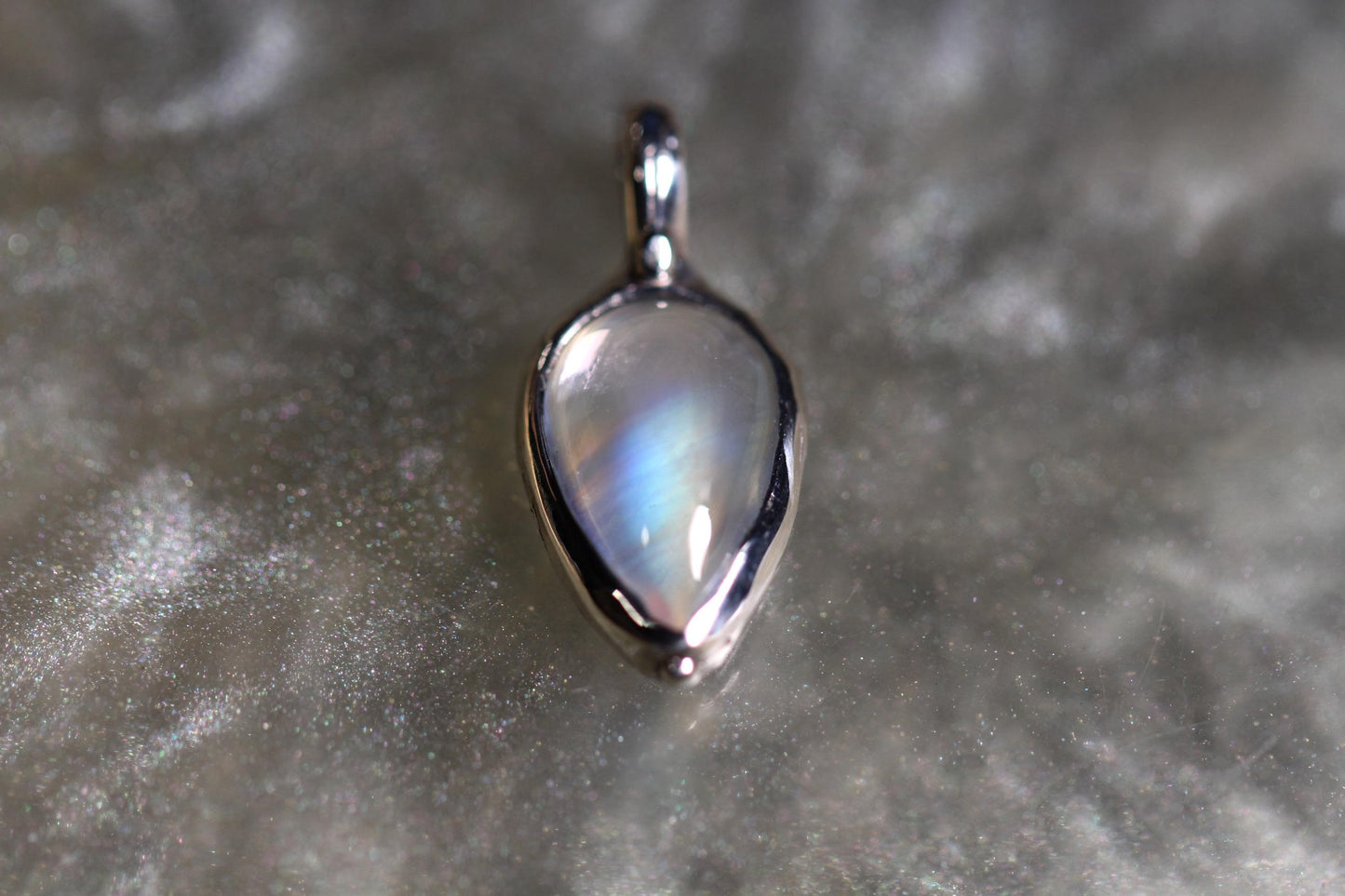 Moonstone and Sterling Silver Pendant
