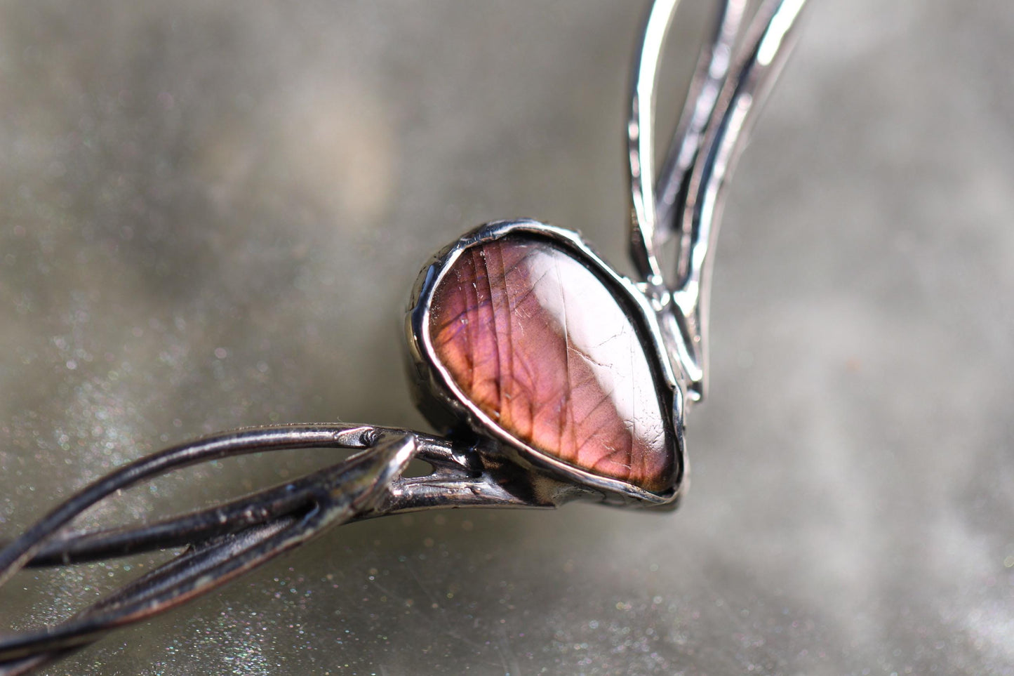 Labradorite and Sterling Silver Necklace