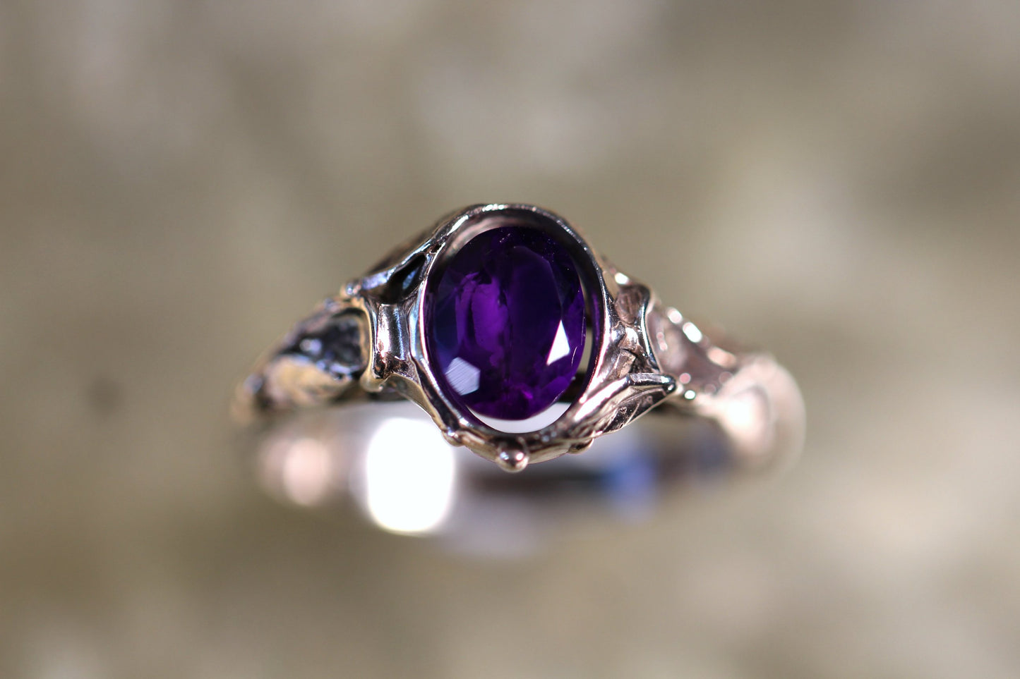 Custom Amethyst Ring