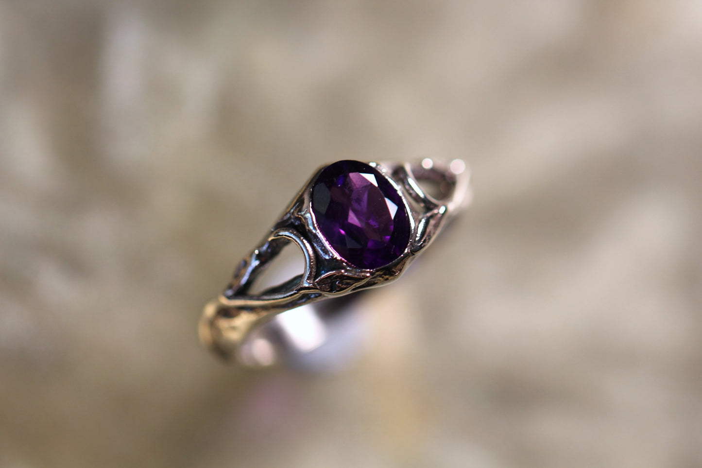 Custom Amethyst Ring