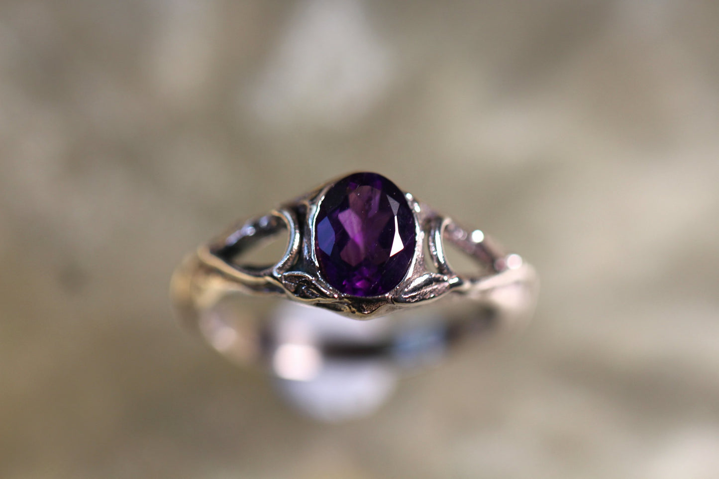 Custom Amethyst Ring