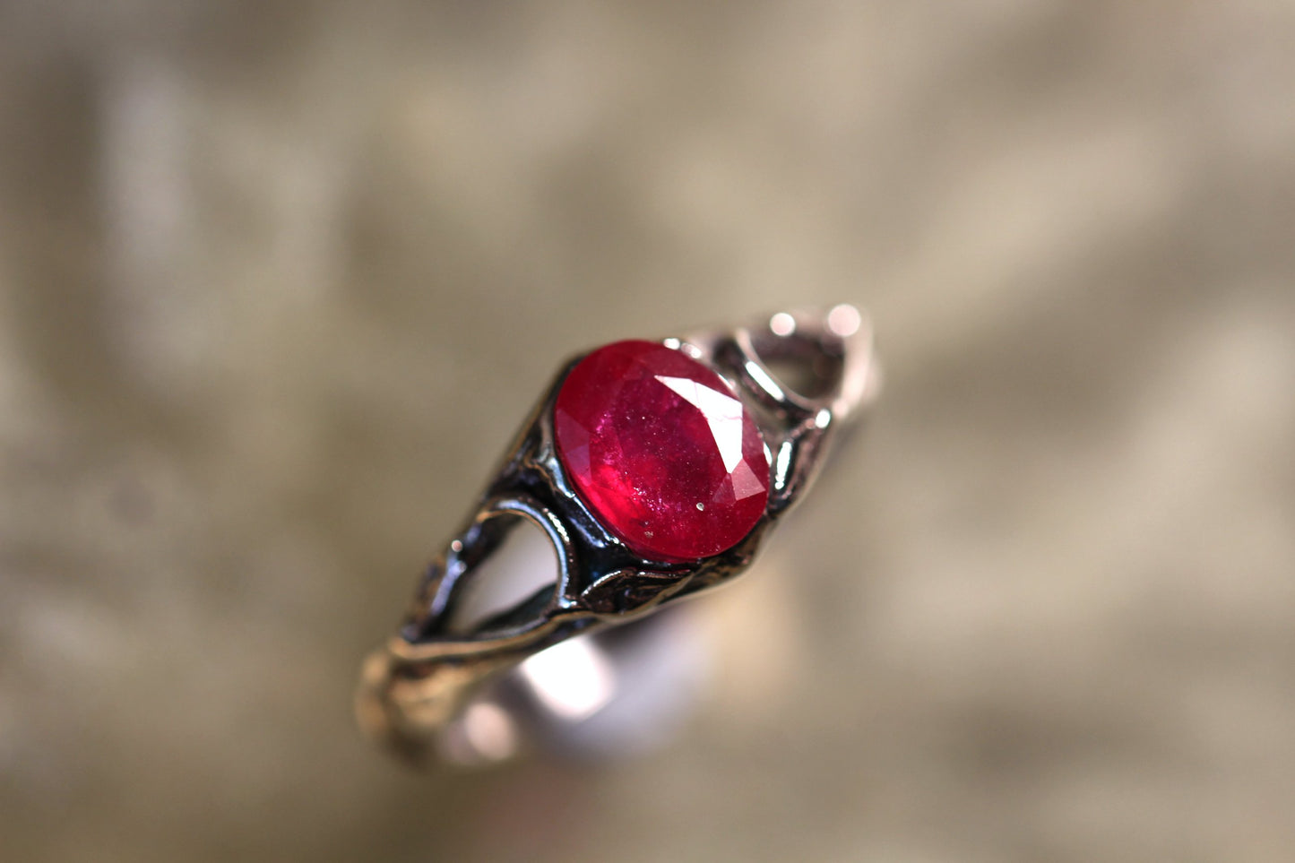 Custom Ruby Ring