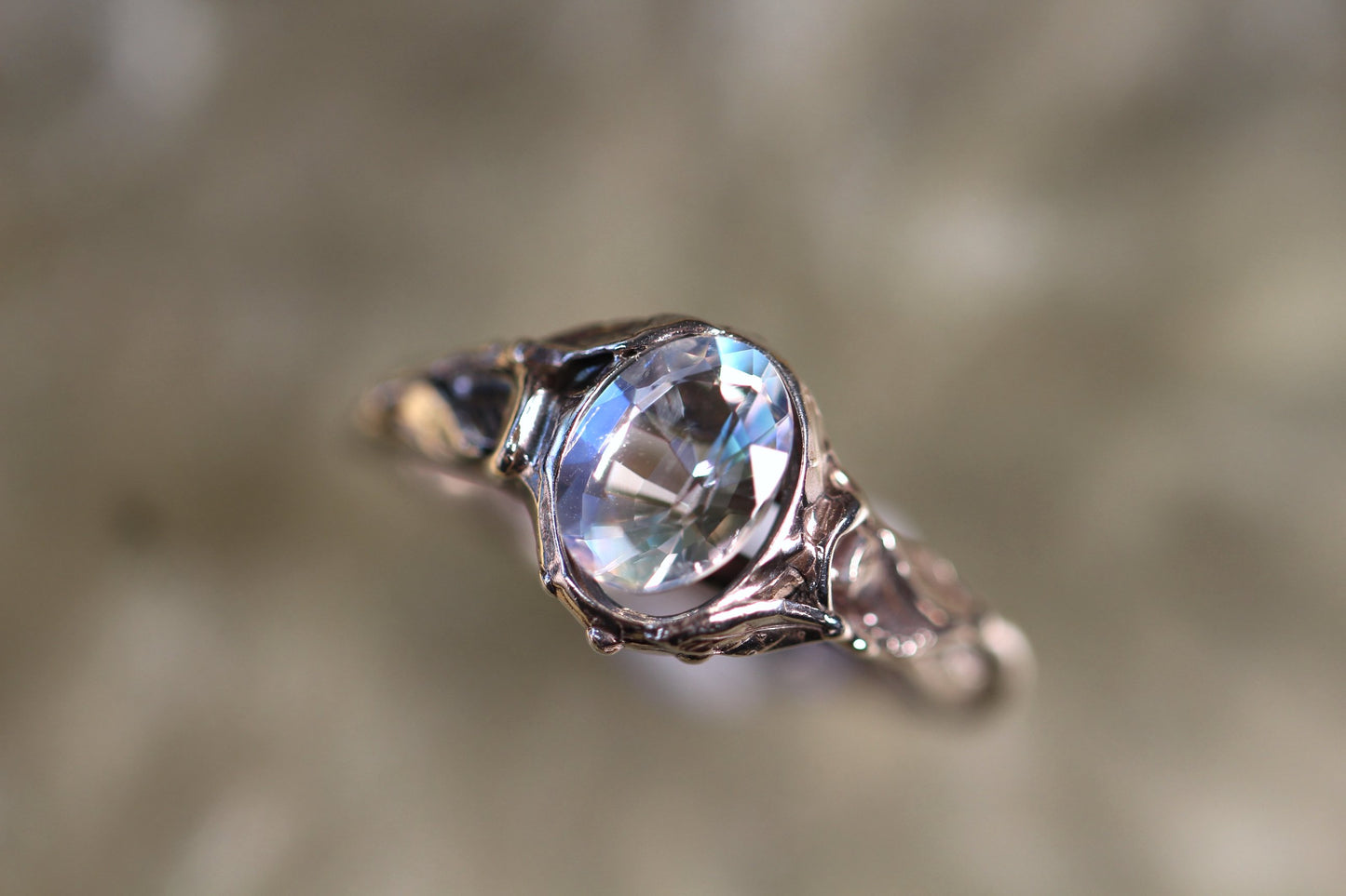 Custom Moonstone Ring