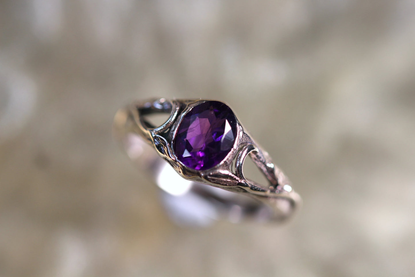Custom Amethyst Ring