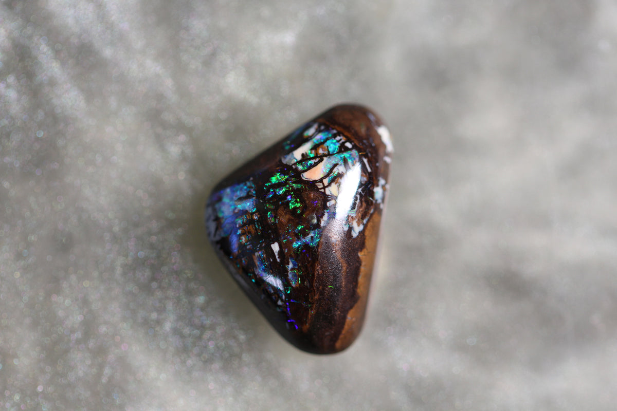 Custom Boulder Opal Jewellery (Opalised Wood)