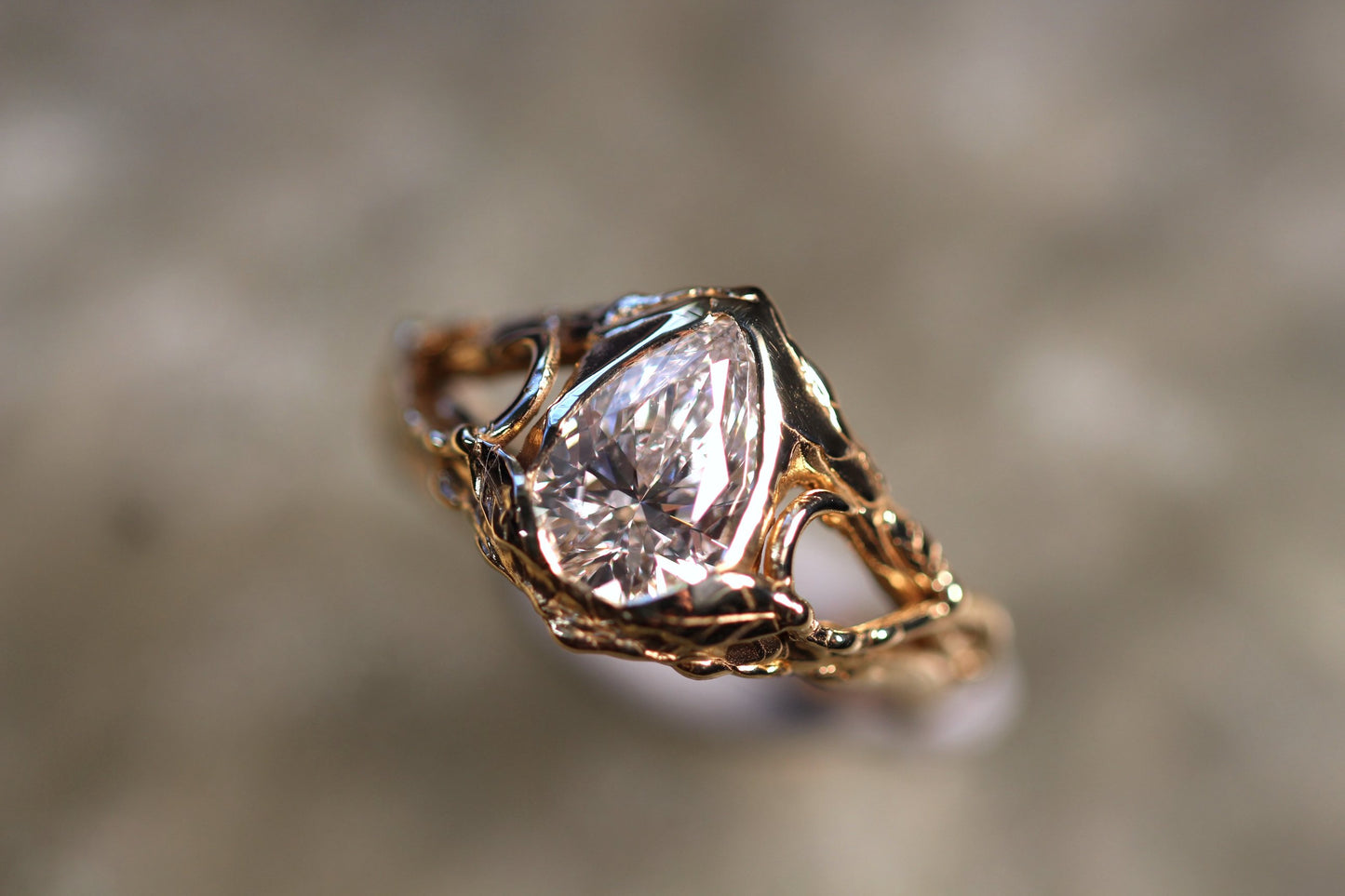 1.5ct Diamond and Solid 9ct Yellow Gold Ring