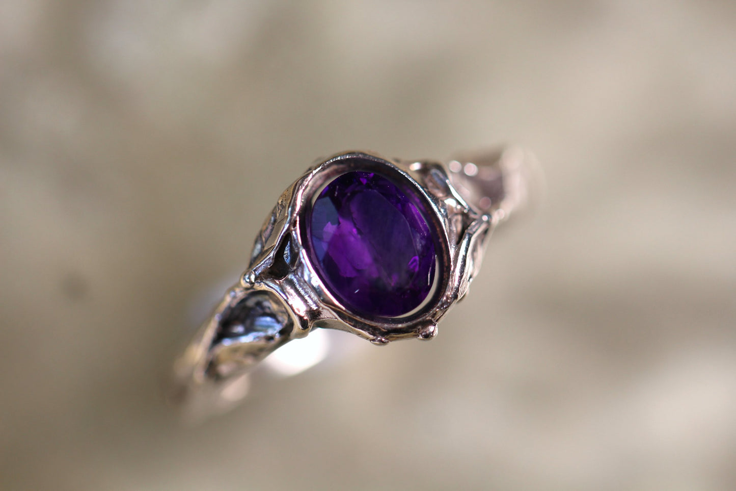 Custom Amethyst Ring