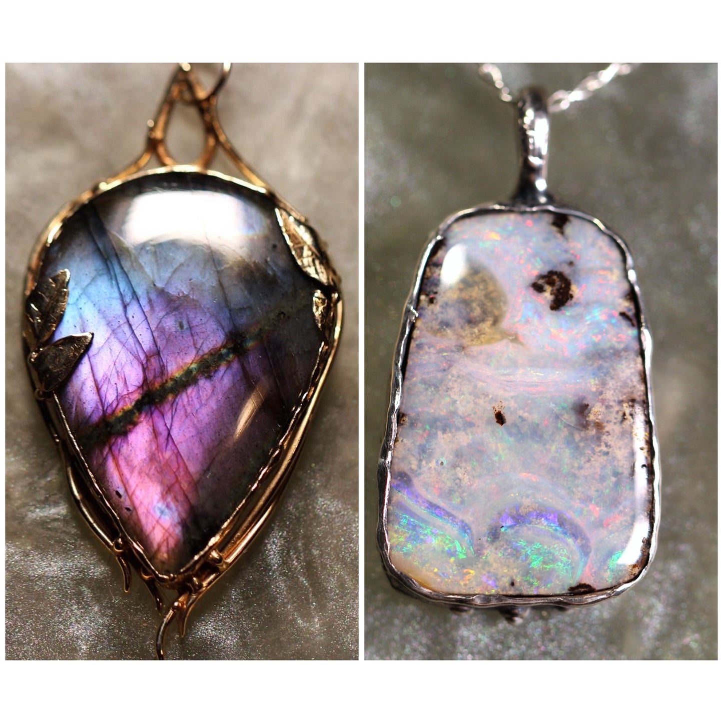 Custom Boulder Opal Jewellery