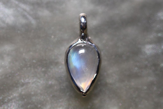 Moonstone and Sterling Silver Pendant